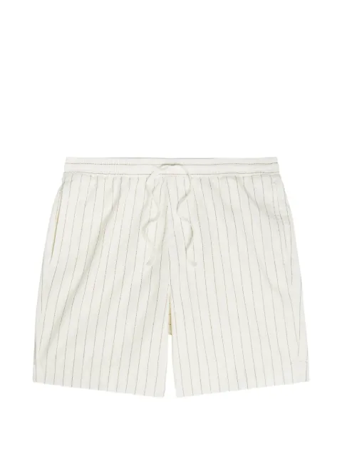 CHÉ Franklin striped drawstring shorts