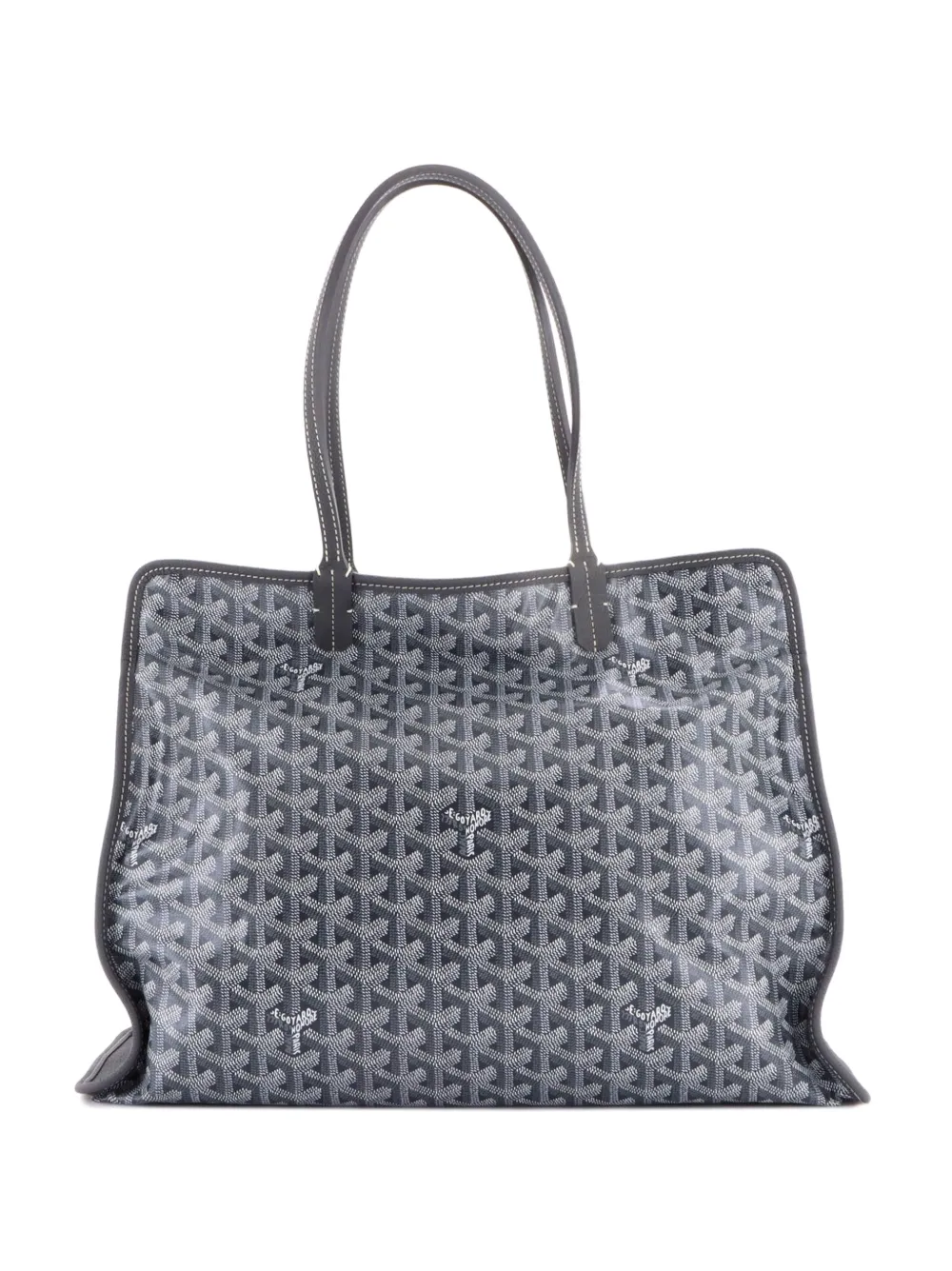 Goyard Pre-Owned Hardy Pet Carrier Coated Canvas PM tote bag - Grigio