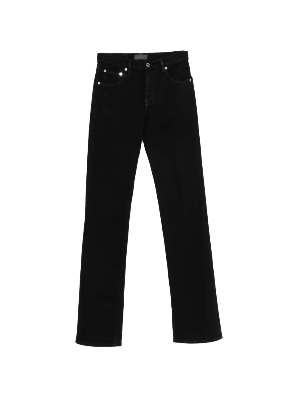Haikure split-hem jeans - Schwarz