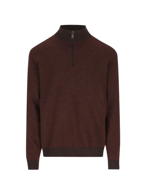 Loro Piana Roadster quarter-zip cashmere sweater