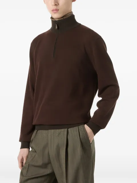 Loro Piana Roadster quarter-zip cashmere sweater