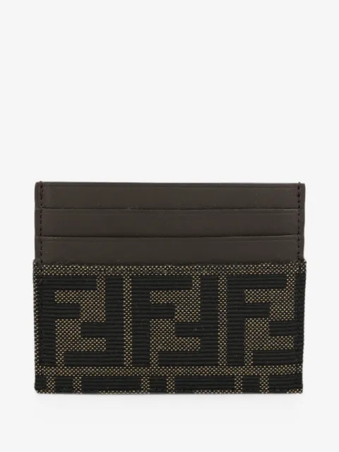 FENDI FF Jacquard card holder