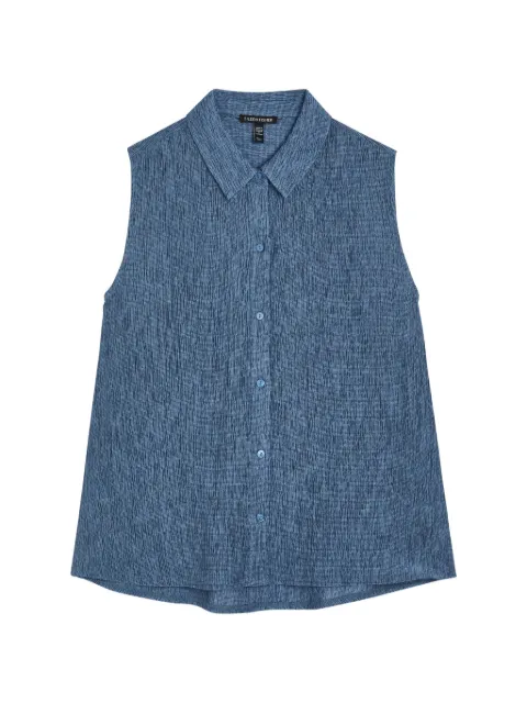 Eileen Fisher textured sleeveless shirt
