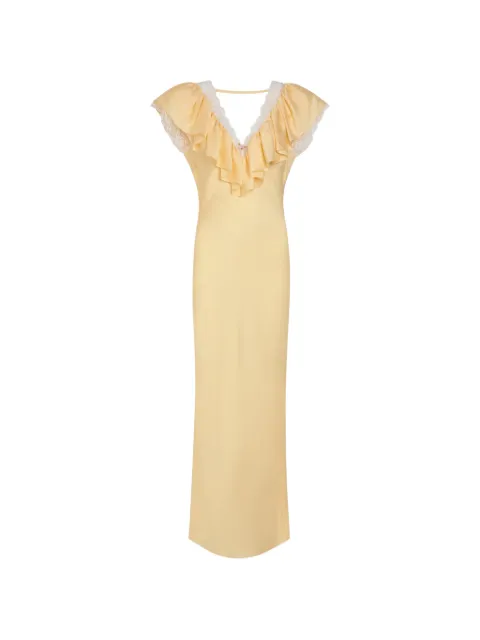 Ronny Kobo Gracie ruffled maxi dress