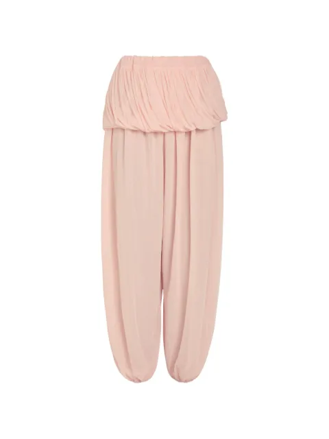 Ronny Kobo Willa draped-overlay palazzo