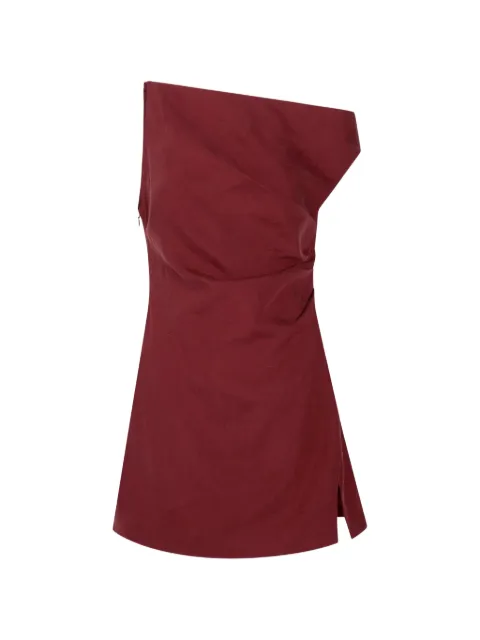 Ronny Kobo Winnie one-shoulder mini dress