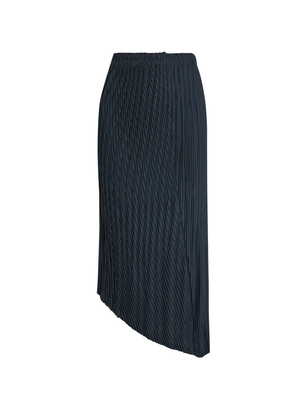 Issey Miyake Gonna asimmetrica Unfurling Pleats - Blu