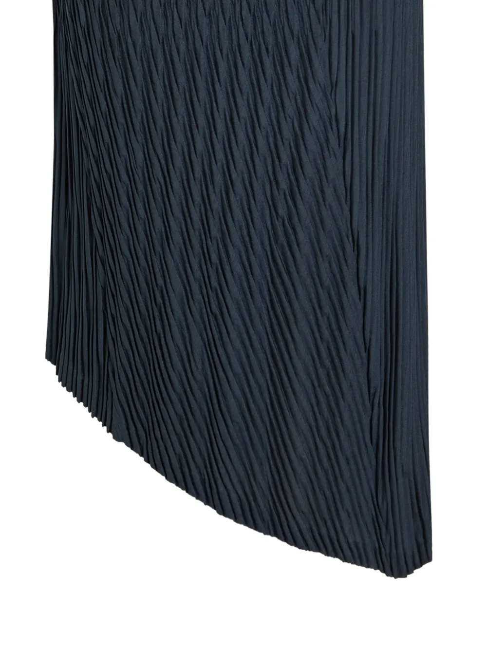 Issey Miyake Unfurling geplooide asymmetrische rok Blauw