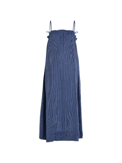 Eileen Fisher robe mi-longue à rayures