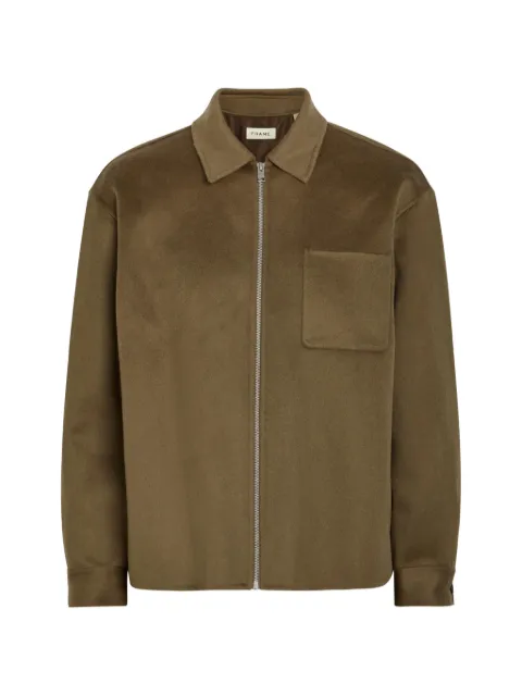 FRAME patch-pocket shirt jacket