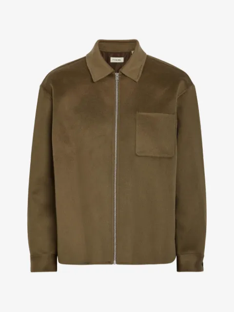 FRAME patch-pocket shirt jacket