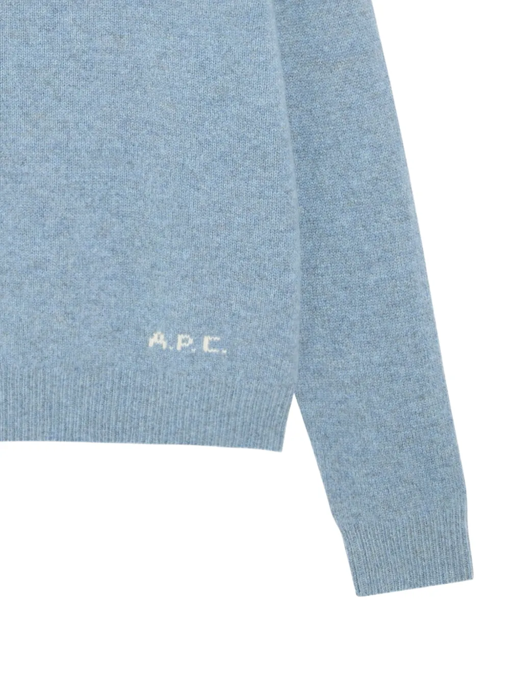 A.P.C. Ruimvallende wollen trui Blauw