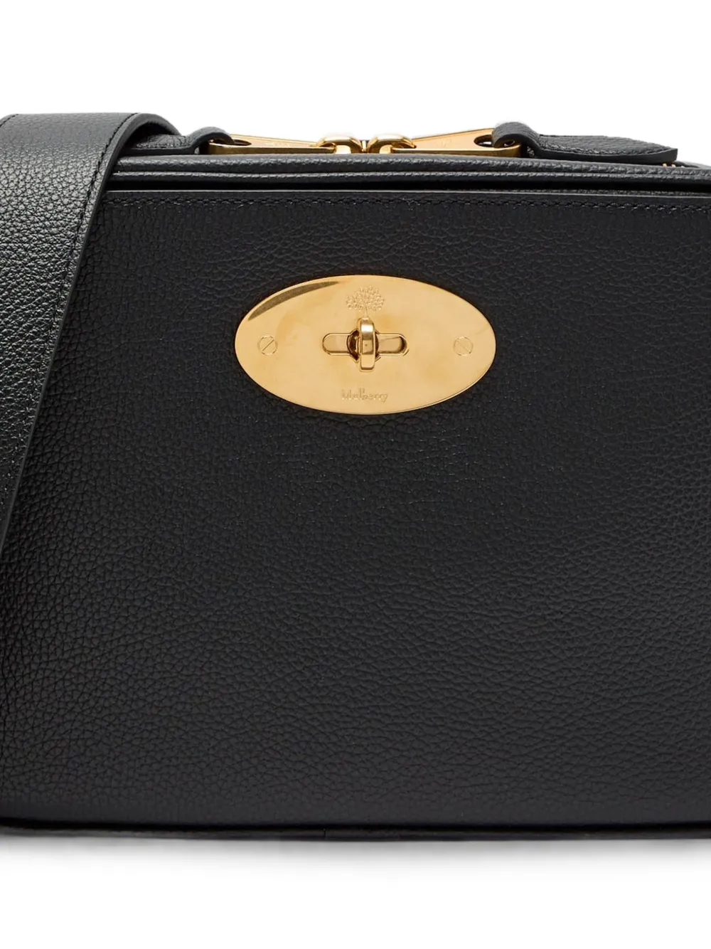 Mulberry Darley leren schoudertas Zwart