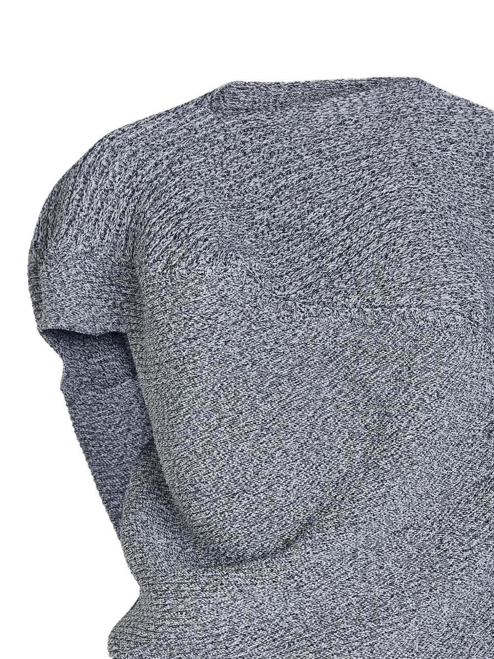 Issey Miyake Found Stone asymmetrische top Grijs