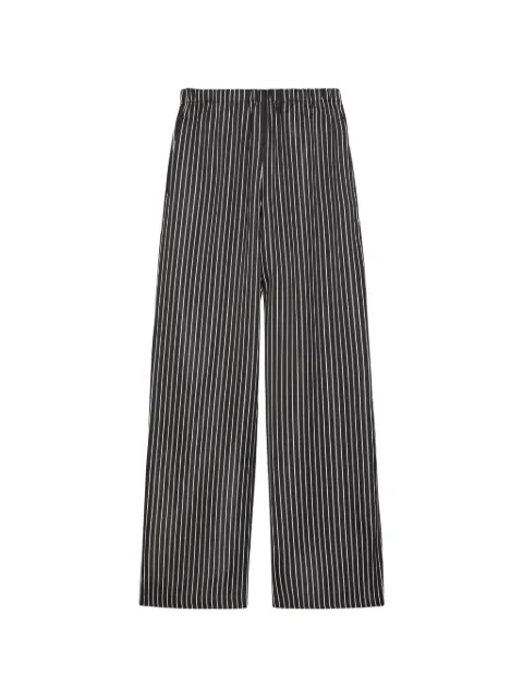 Maria McManus pantalon rayé à taille élastiquée