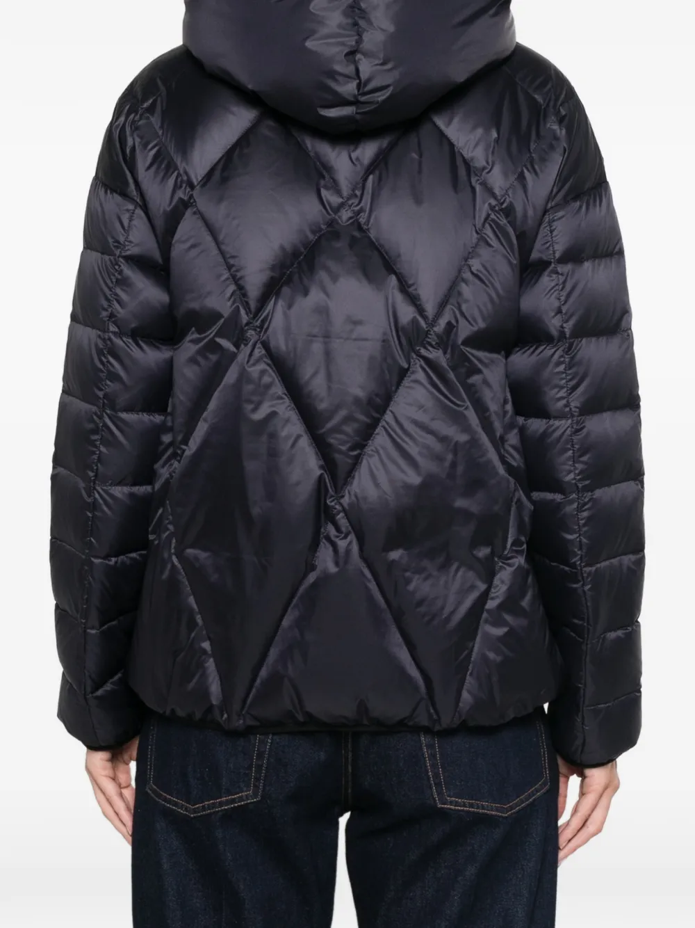 Fay Gevoerd jack met capuchon Blauw
