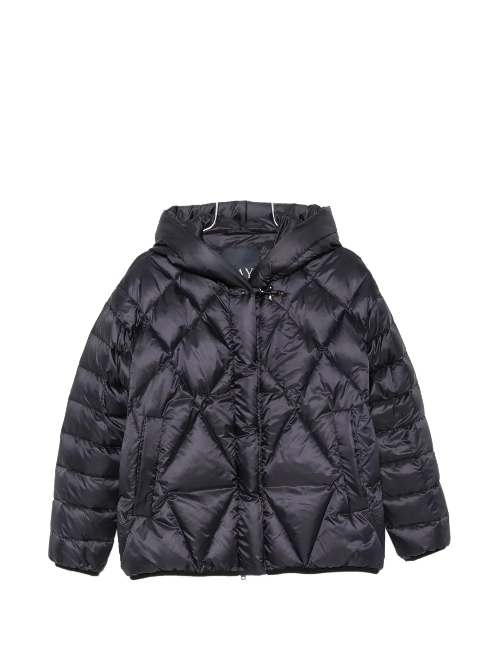 Fay quilted hooded jacket - Blau