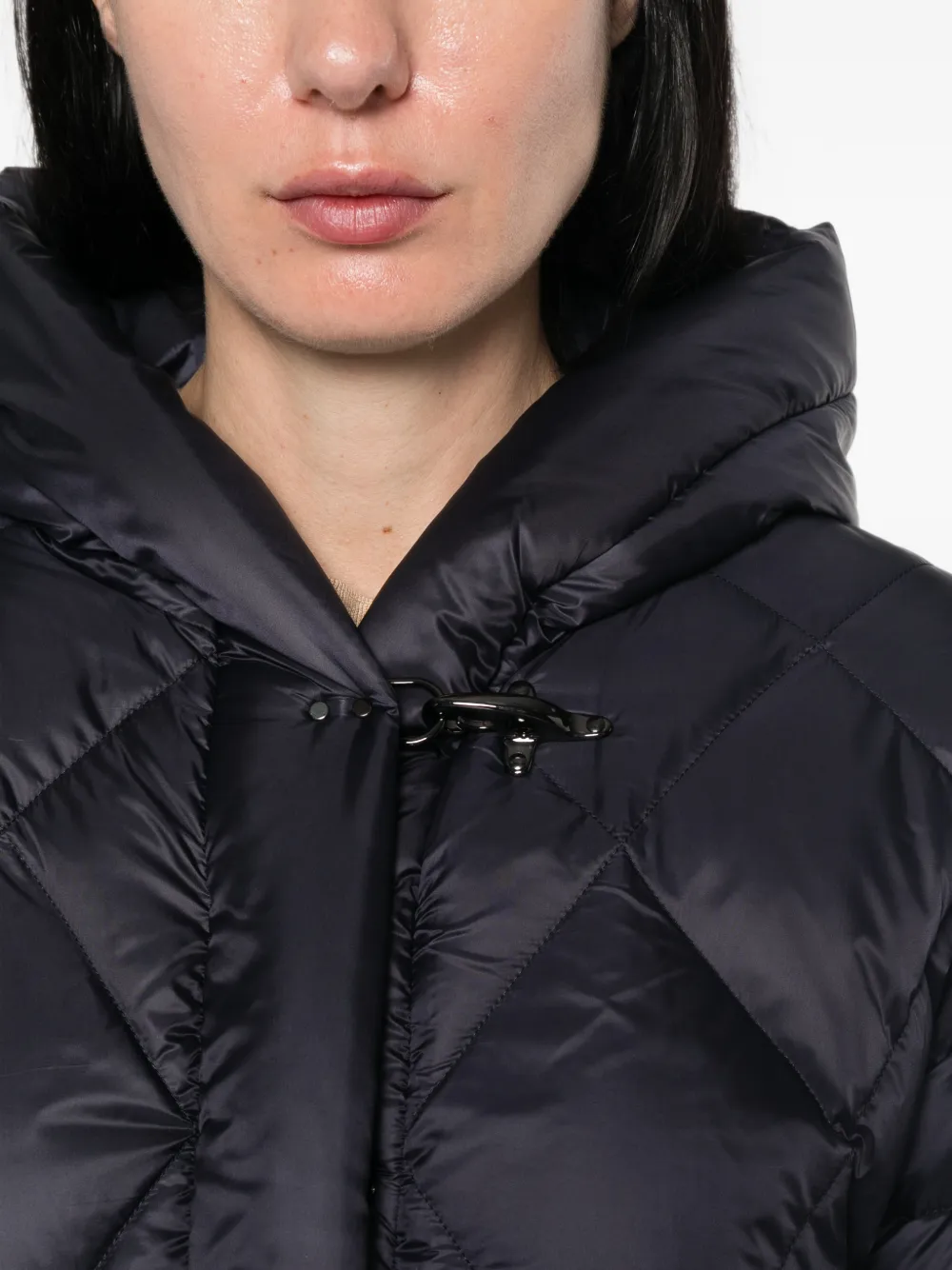 Fay Gevoerd jack met capuchon Blauw