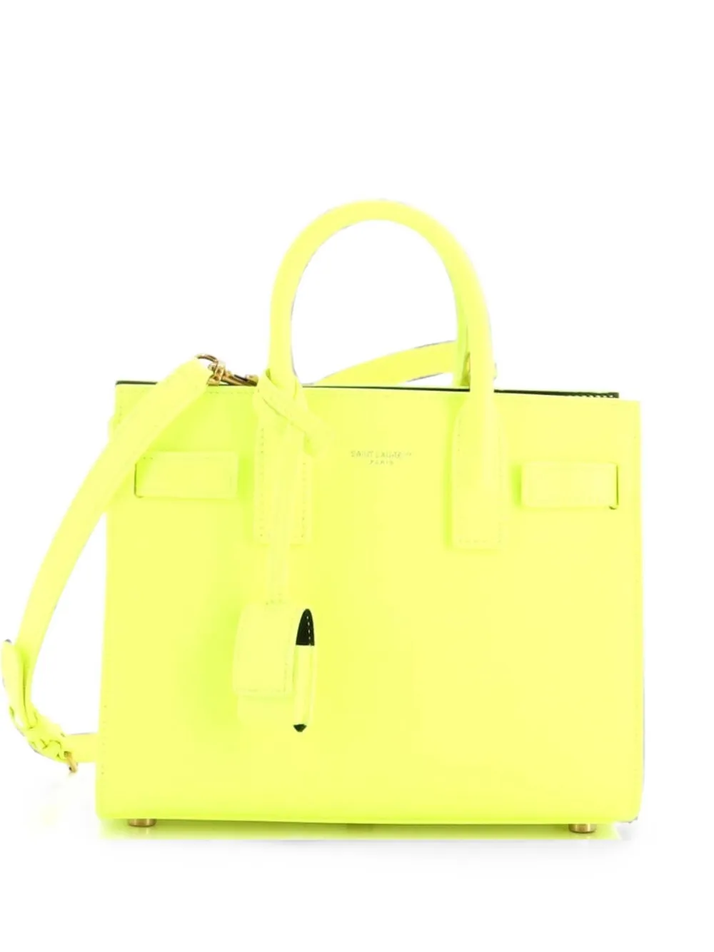 Saint Laurent Pre-Owned Sac de Jour NM Bag Leather Nano tote bag - Giallo