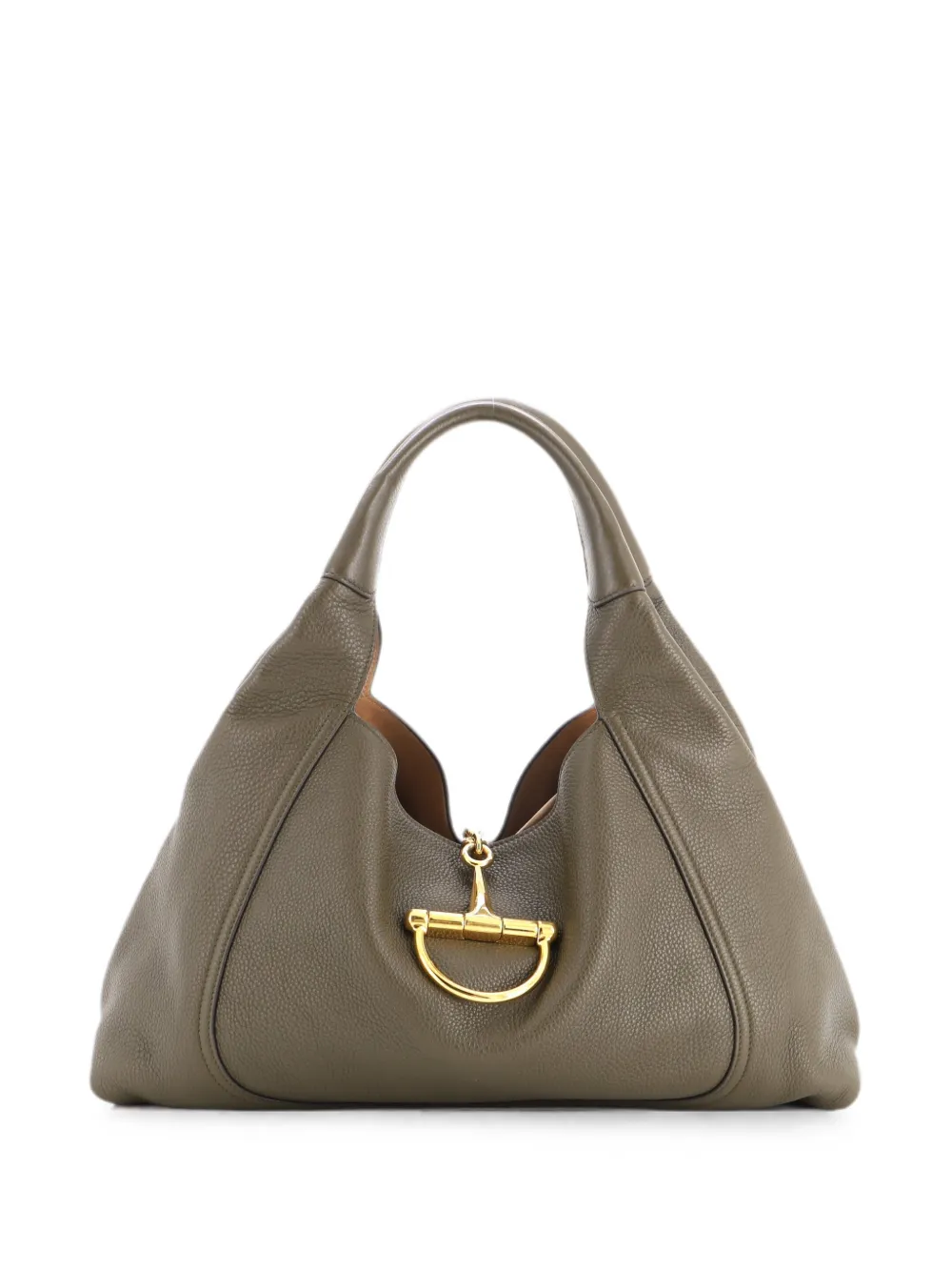 Gucci Pre-Owned Softbit Leather Maxi hobo bag - Grün
