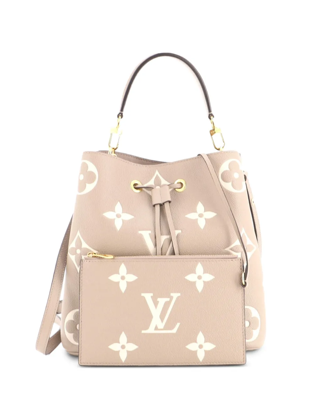 Louis Vuitton Pre-Owned NeoNoe Handbag Bicolor Monogram Empreinte Giant MM bucket bag - Toni neutri