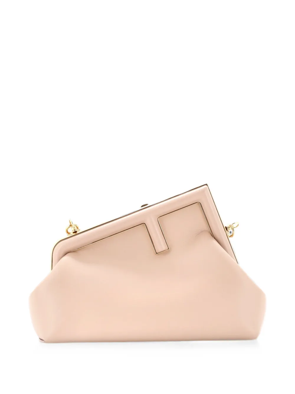 Fendi Pre-Owned First Bag Leather Small clutch bag - Nude