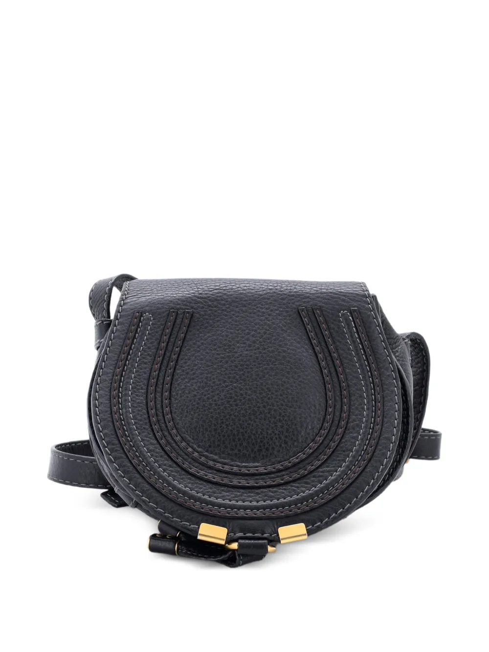 Chloé Pre-Owned Marcie Leather Mini crossbody bag - Nero