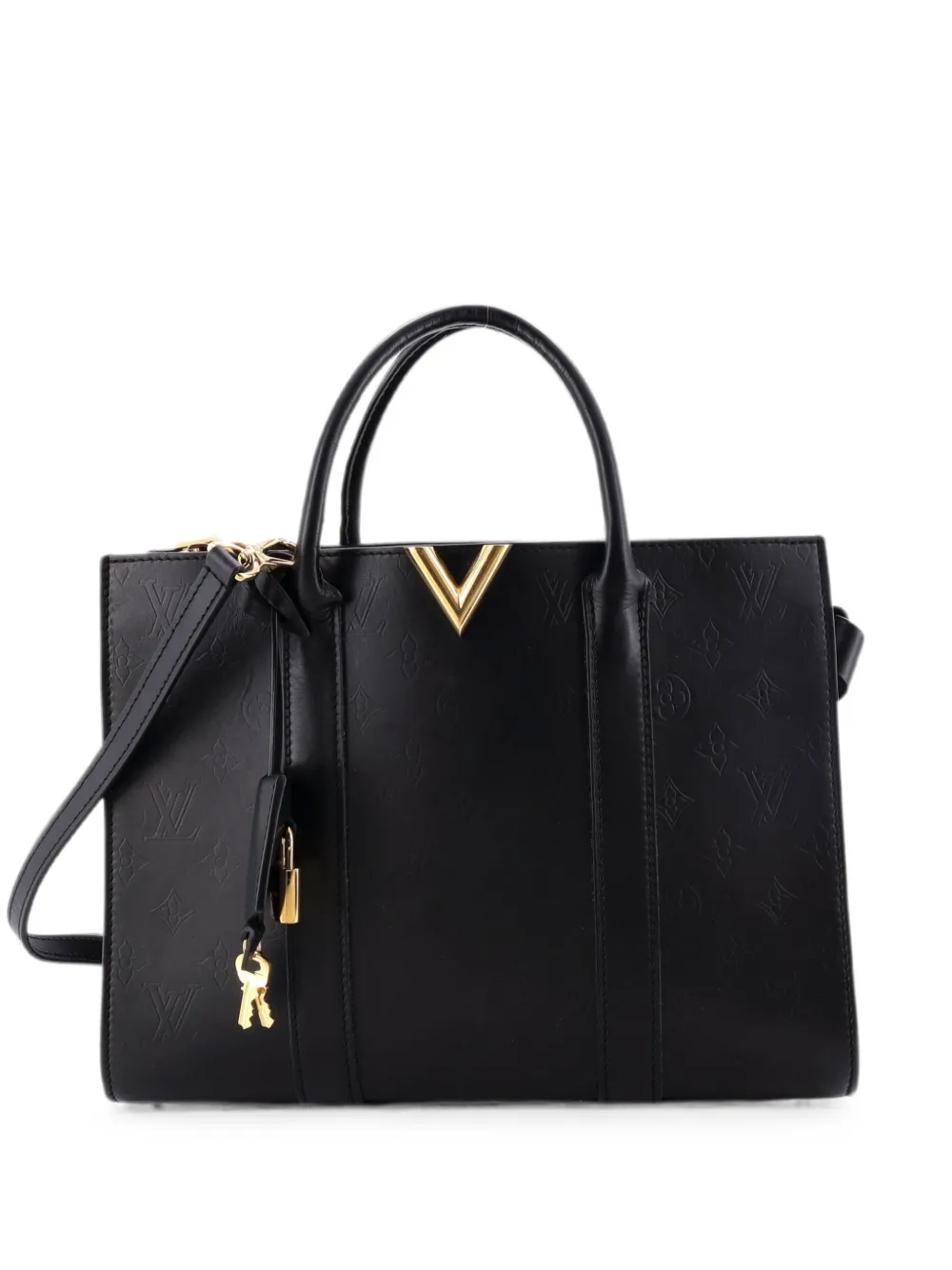 Louis Vuitton Pre-Owned Very Monogram Leather MM tote bag - Schwarz