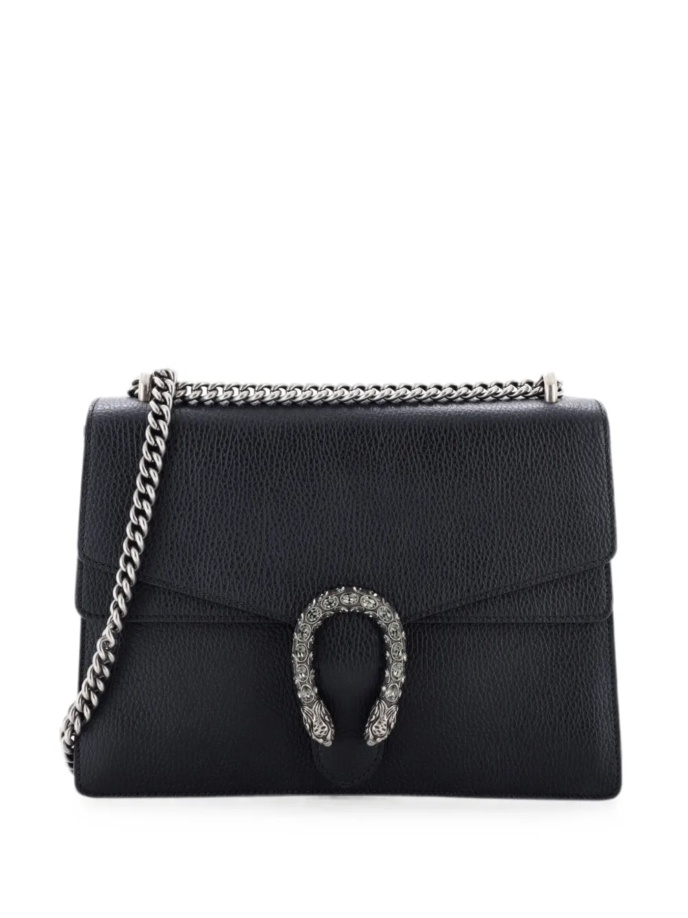 Gucci Pre-Owned Dionysus Bag Leather Medium shoulder bag - Nero