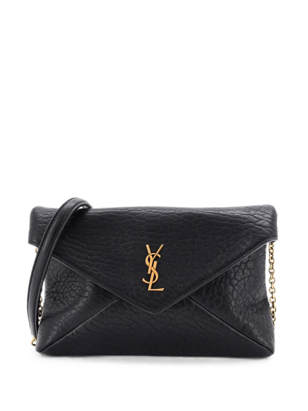 Saint Laurent Pre-Owned Cassandra Pouch on Chain Leather Small crossbody bag - Nero