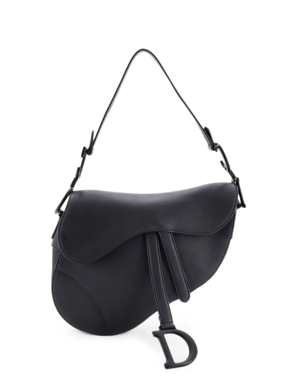 Christian Dior Pre-Owned Ultra Matte Saddle Handbag Leather Medium shoulder bag - Schwarz