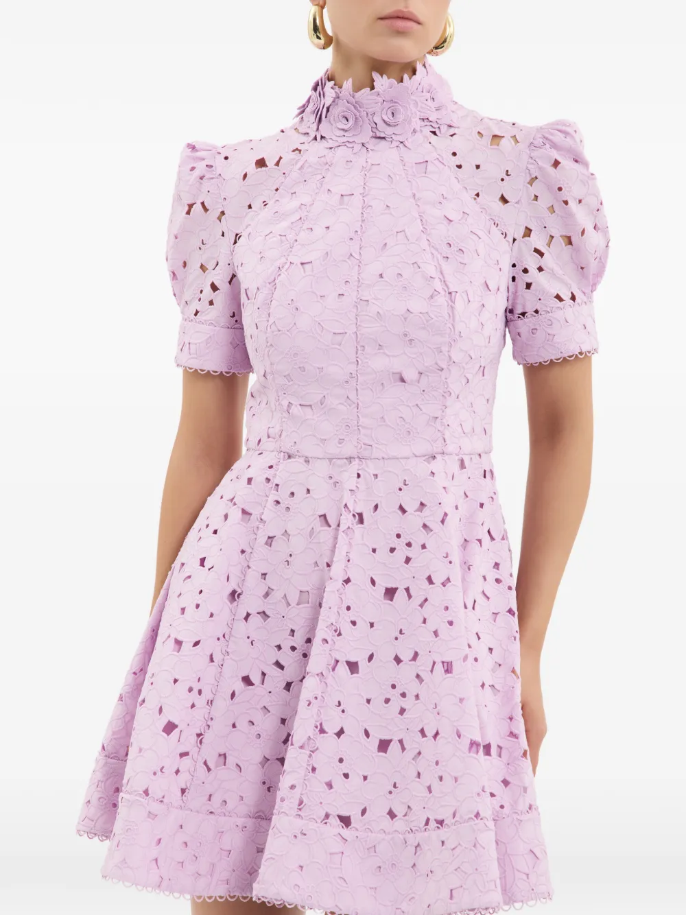 Rebecca Vallance Kitsu mini-jurk Paars
