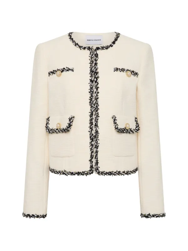 Rebecca Vallance Jacquie Jacket in Neutrals