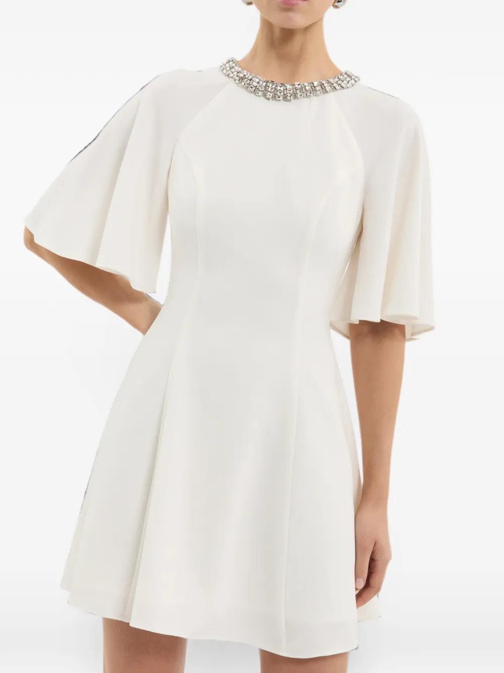 Rebecca Vallance Noemie mini-jurk Wit