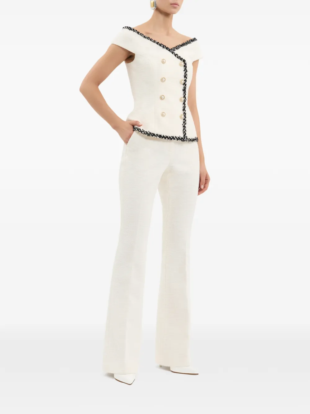Rebecca Vallance Jacquie broek Beige