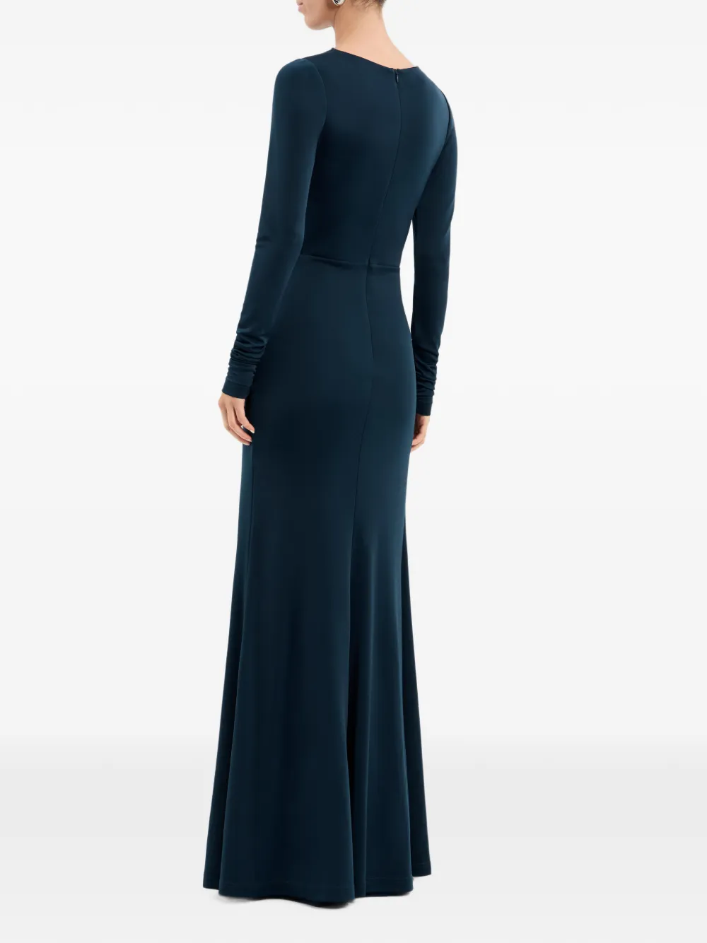 Rebecca Vallance Kiana maxi-jurk met lange mouwen Blauw