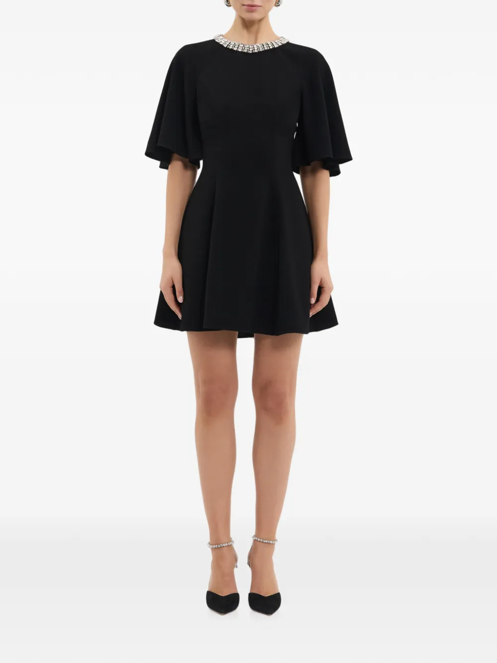 Rebecca Vallance Noemie mini-jurk Zwart