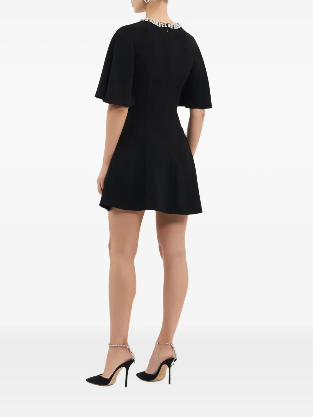 Rebecca Vallance Noemie mini-jurk Zwart