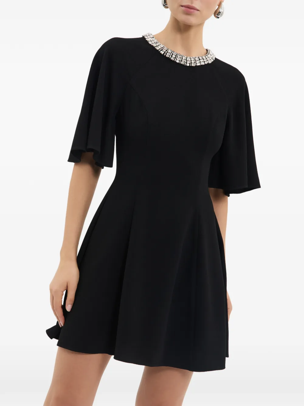 Rebecca Vallance Noemie mini-jurk Zwart