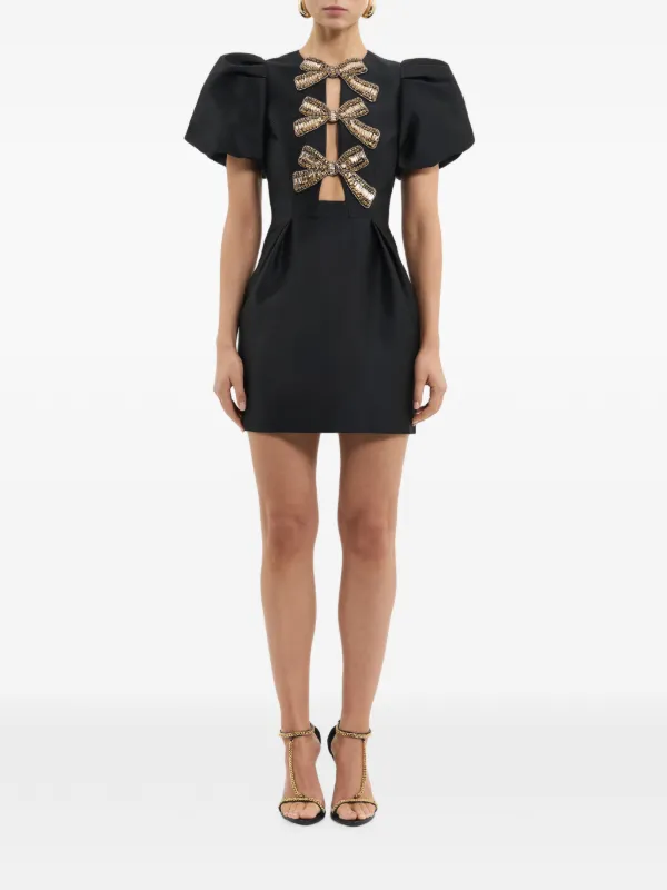 Rebecca Vallance Venus Mini Dress | Black