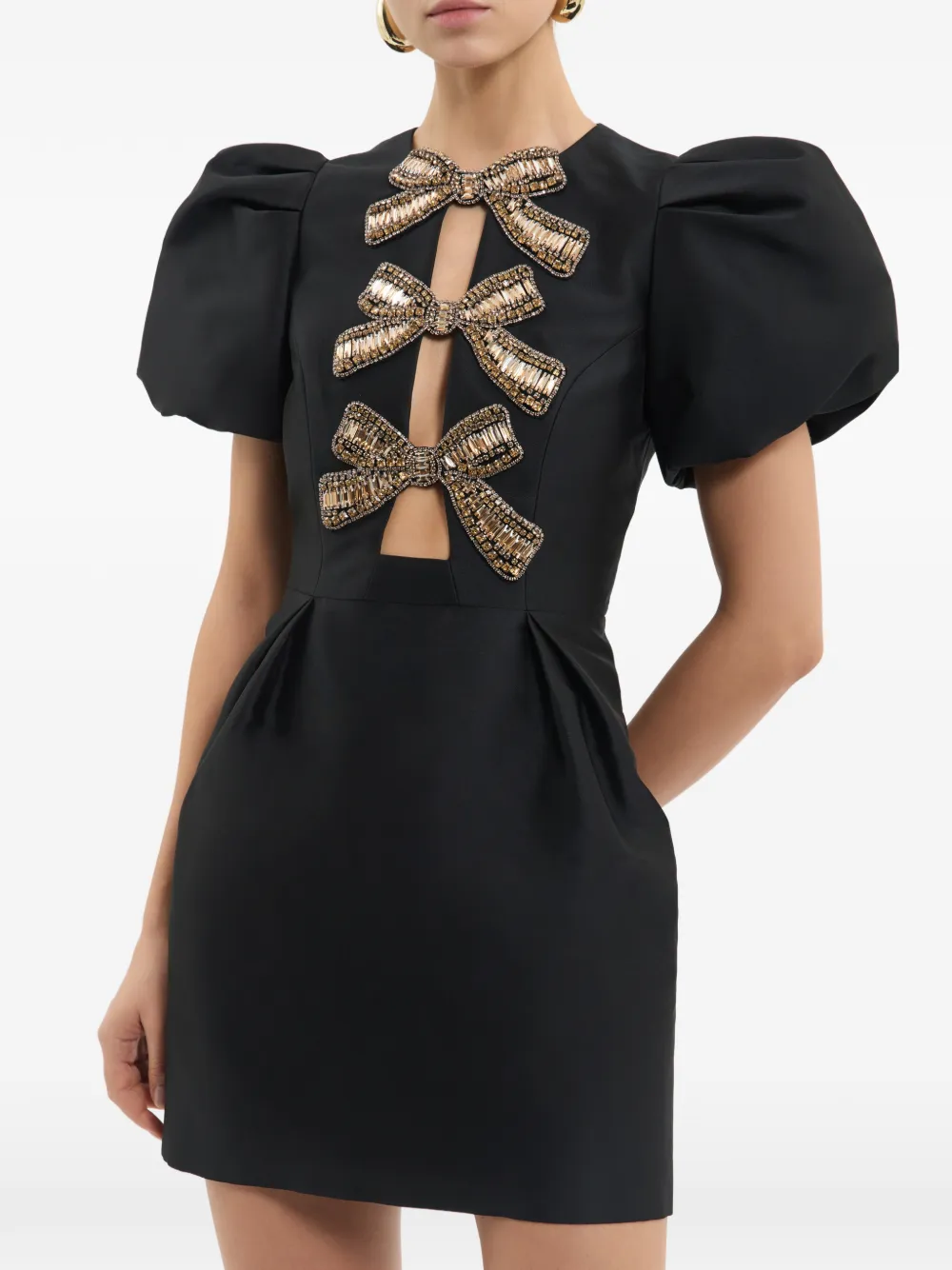 Rebecca Vallance Venus mini-jurk Zwart