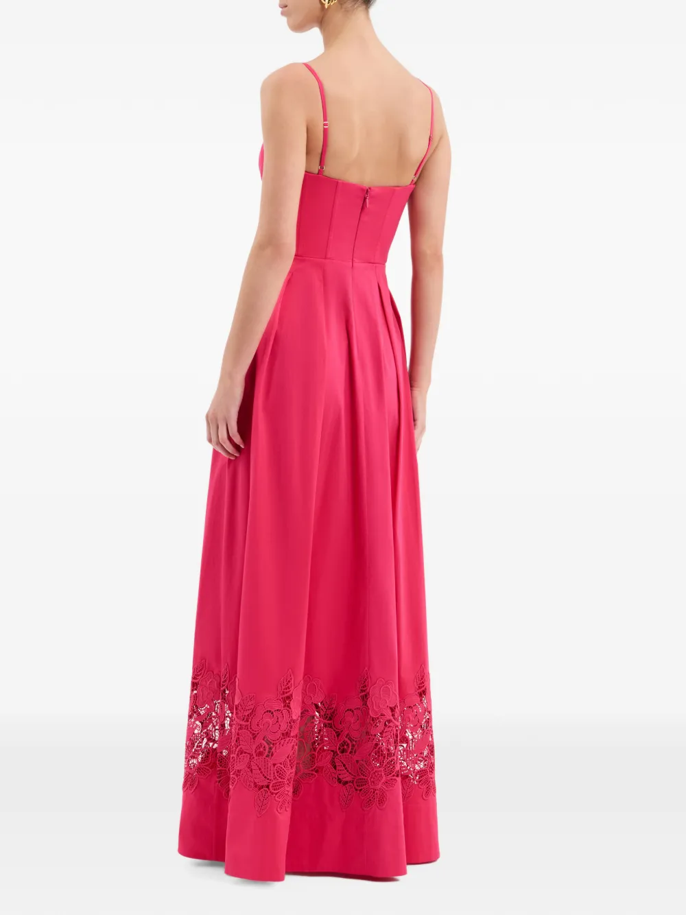Rebecca Vallance Claribelle maxi-jurk Roze