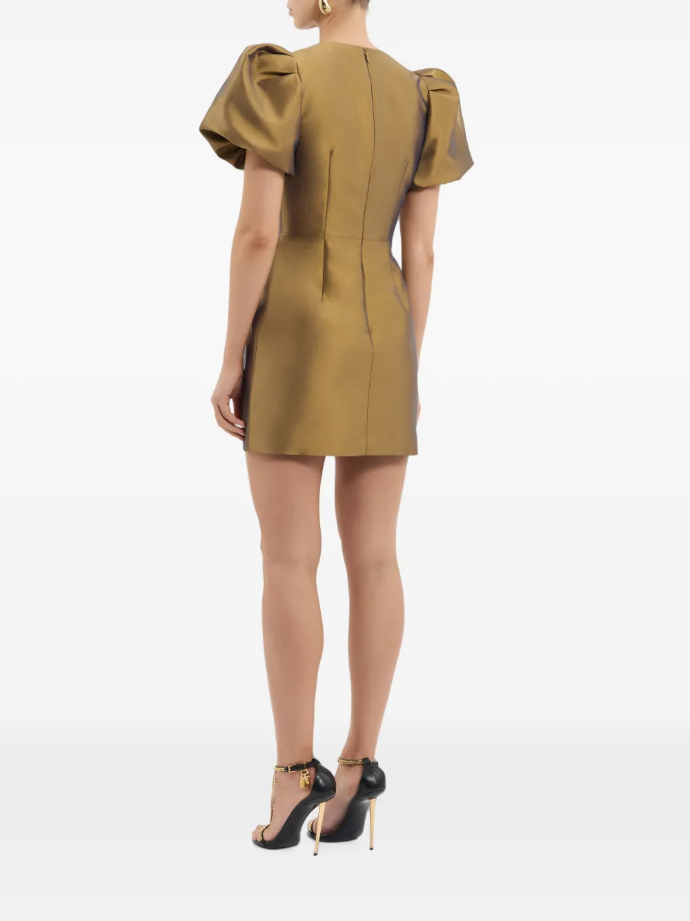 Rebecca Vallance Venus mini-jurk Goud