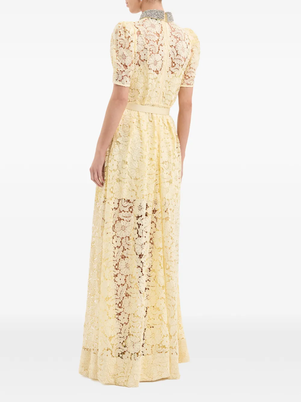 Rebecca Vallance Citrine maxi-jurk Geel