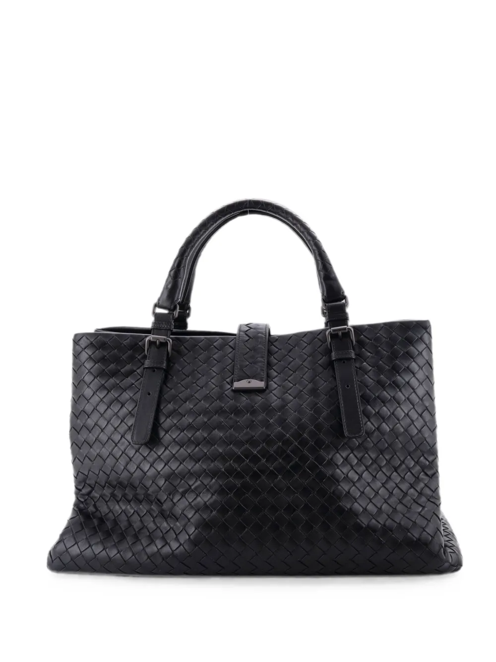 Bottega Veneta Pre-Owned Roma Bag Intrecciato Nappa Medium tote bag - Schwarz