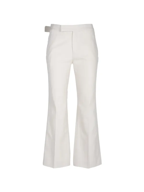 Maria McManus Flared Trousers in Neutrals
