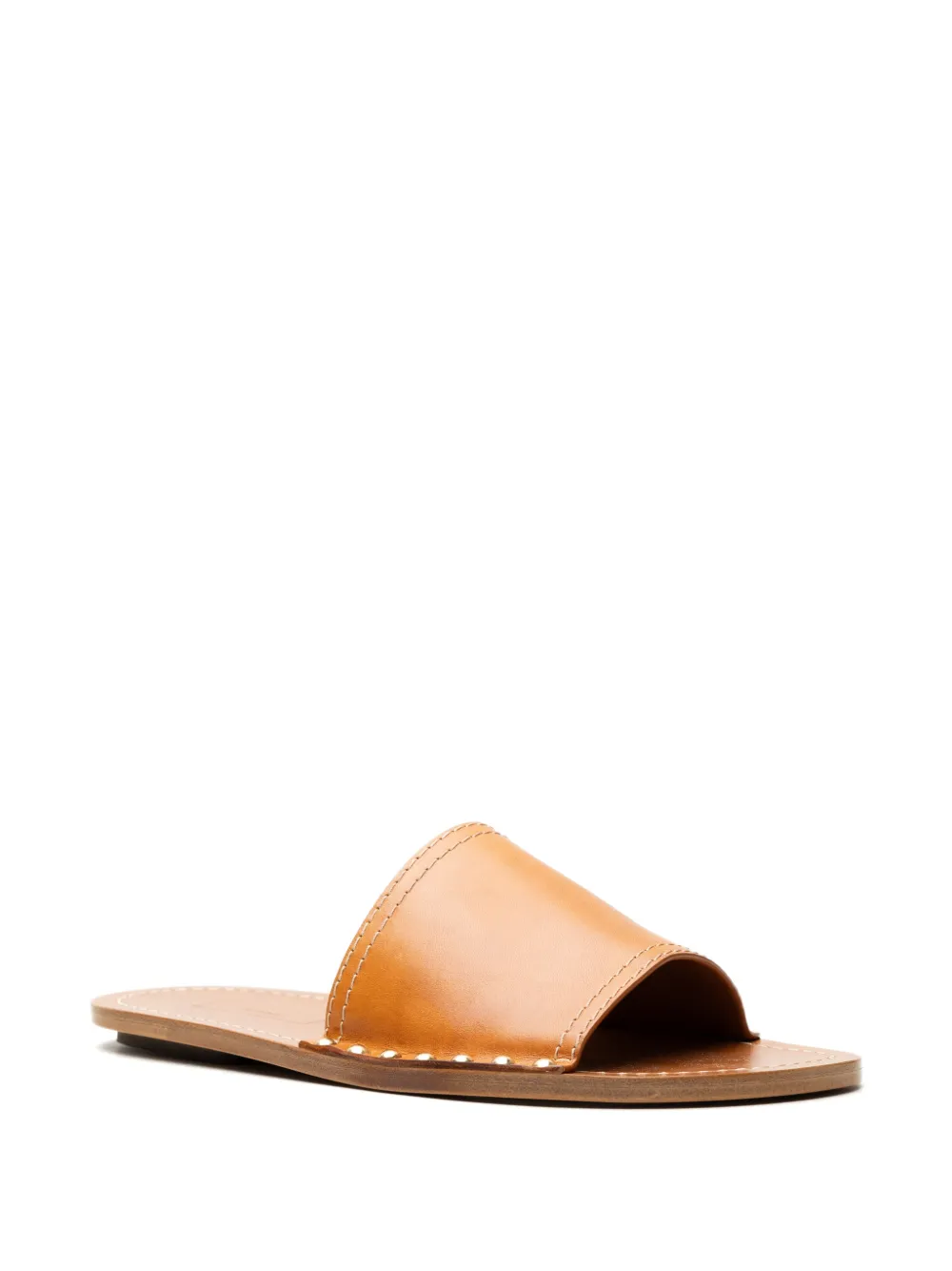 TOTEME studded leather sandals Beige