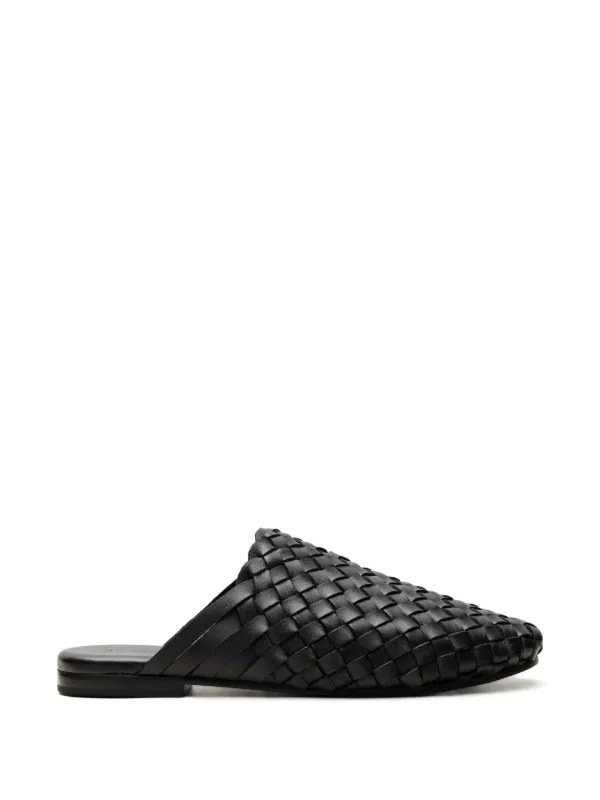 St. Agni Bunto Woven Mules in Black