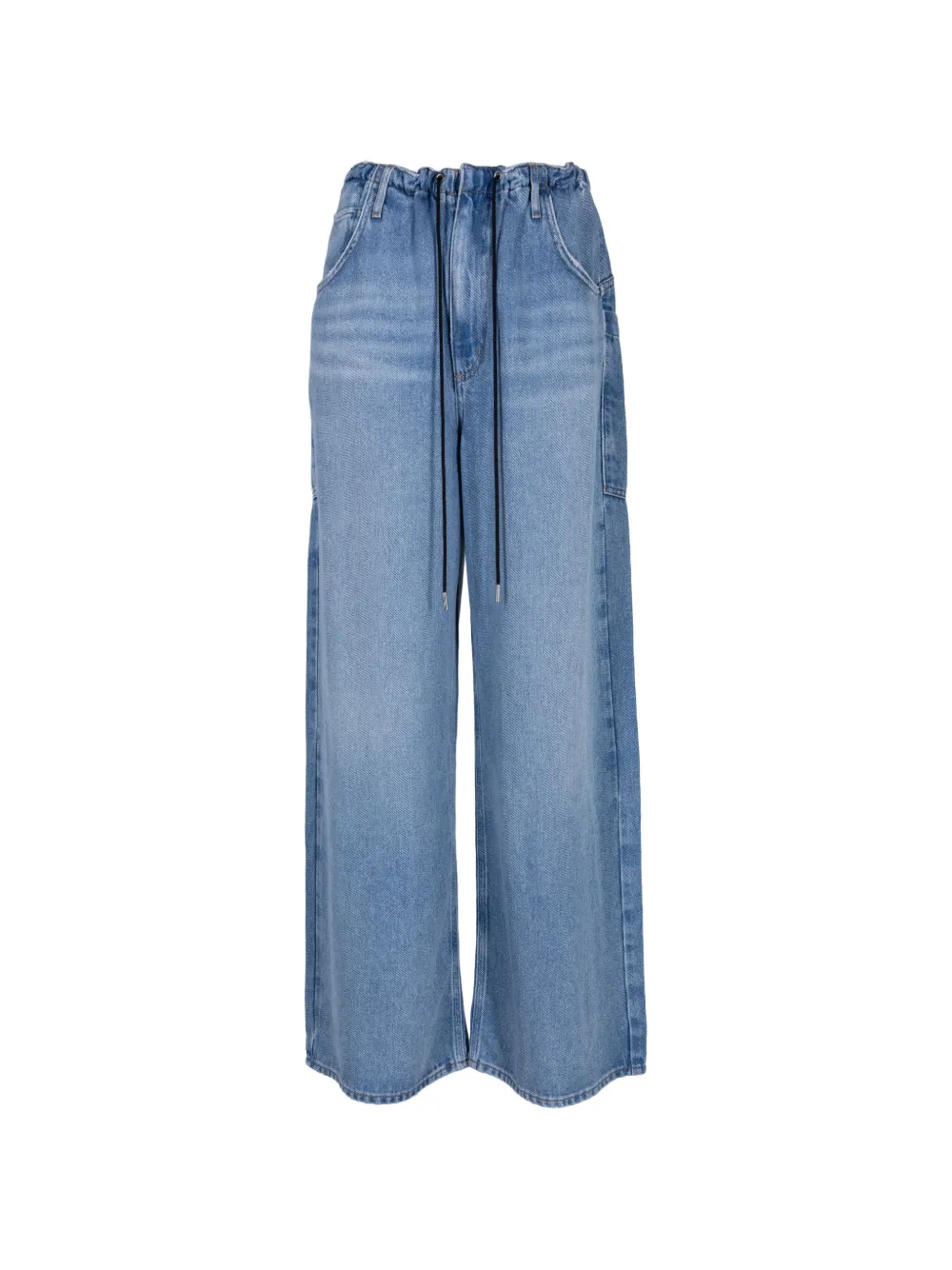 AGOLDE Shaw drawstring-waist jeans - Blau
