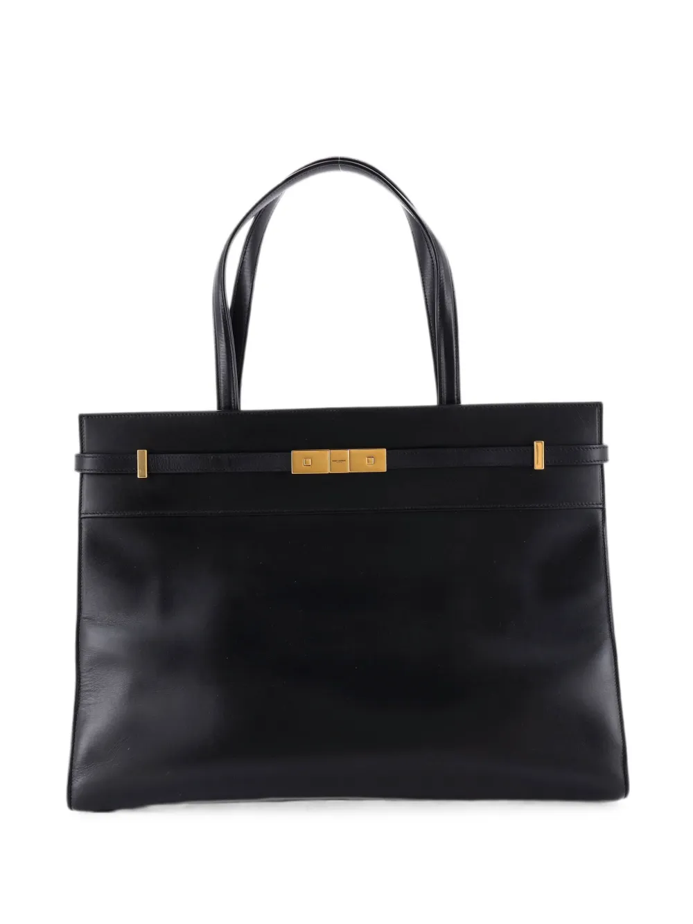 Saint Laurent Pre-Owned Manhattan Leather Medium tote bag - Nero